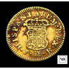 1/2 Escudo de Fernando VI - Madrid - 1757 - 1,76g Au