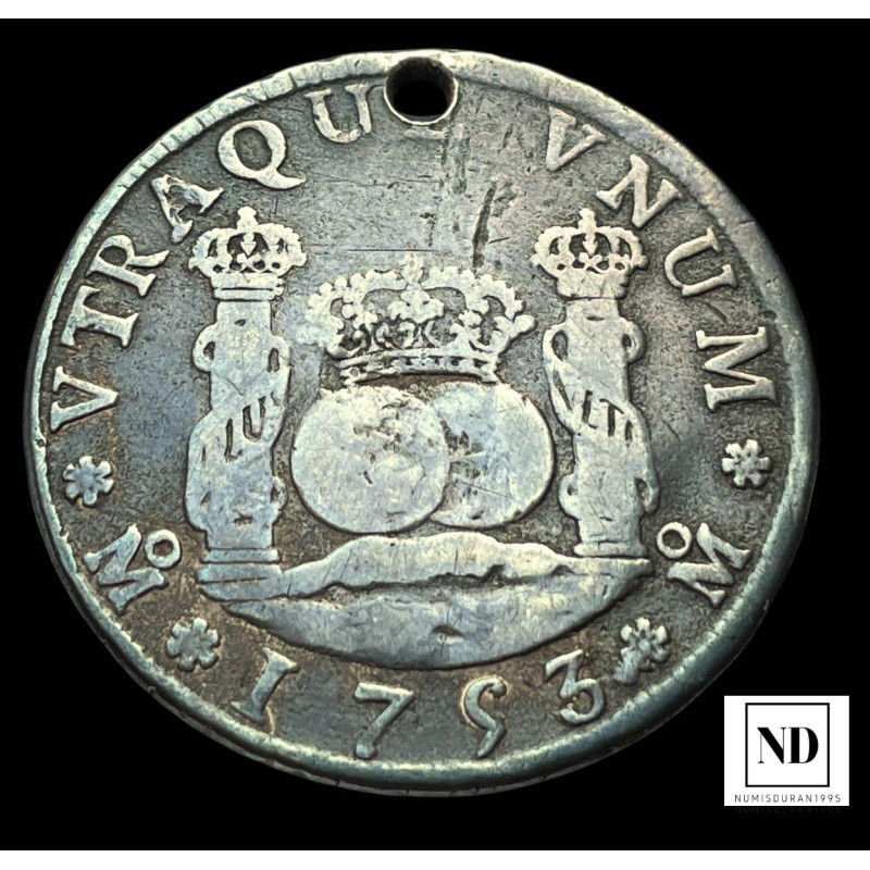 4 Reales de Fernando VI - 1743 - 13,09g Ag