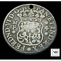 4 Reales de Fernando VI - 1743 - 13,09g Ag