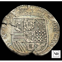 1/2 Felipe de Carlos II - 1676 - Milán - 13,69g Ag