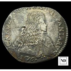 Felipe de Carlos II - Milán - 1676 - 27,71g Ag