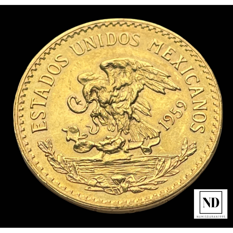 20 Peso de México del 1959 - 16,68g Au