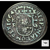 16 Maravedis de Felipe IV - Burgos - 1664 - 3,78g Cu