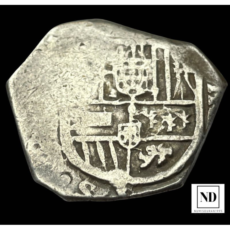 4 Reales de Felipe IV - Sevilla - 1635 - 13,55g Ag