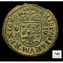 16 Maravedis de Felipe IV -...