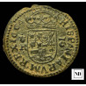 16 Maravedis de Felipe IV - La Coruña - 1664 - 3,71g Cu