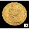 20 Francos de Francia 1907 - 6,45g Au