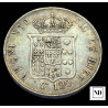 120 Grana de Fernando II - Nápoles y Sicilia - 1854 - 27,56g Ag