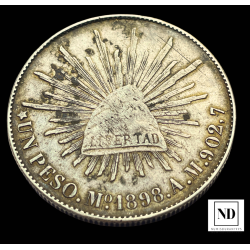 1 Peso de México del 1898 -...