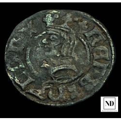 Dinero de Fernado II - 1479-1516 - Barcelona - 0,65g Cu