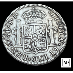 8 Reales de Fernando VII - México - 1817 - 26,70g Ag