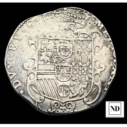 Felipe de Carlos II - Milán - 1666 - 27,45g Ag