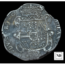 Felipe de Carlos II - Milán - 1666 - 27,22g Ag