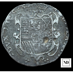 Ducatón de Felipe IV - Milán - 1657 - 27,52g Ag