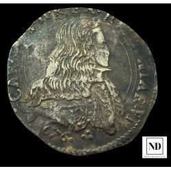 Felipe de Carlos II - 1676 - Milán - 27,71g Ag