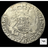 Patagón de Felipe IV - Amberes - 1649 -  32,47g Ag