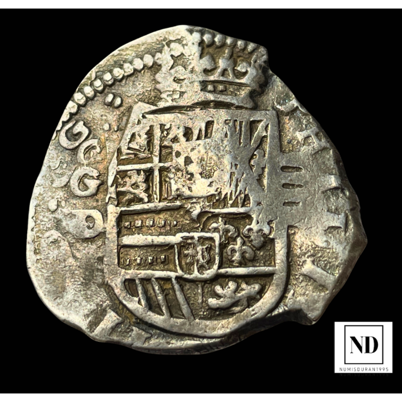 4 Reales de Felipe III - Granada - 13,62g Ag - 1614/15