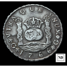 8 Reales Columnarios de Carlos III - Guatemala - 26.95g Ag - EBC- 1766