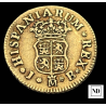 1/2 Escudo de Fernando VI - Madrid - 1747 - 1,76g Au