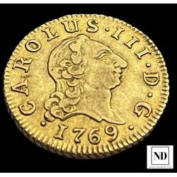 1/2 Escudo Carlos III -...