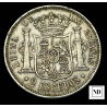 2 Escudos de Isabel II - Madrid - 26,02g Ag - 1867