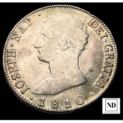 20 Reales de Napoleón Bonaparte - Madrid - 1810 - 27,02g Ag - AC.37