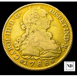 8 Escudos de Carlos III - 1788 - Madrid - 26,85g Au