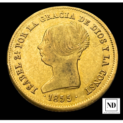 100 Reales de Isabel II -...