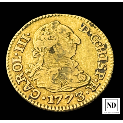 1/2 Escudo de Carlos III -...