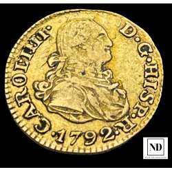 1/2 Escudo de Carlos IV -...