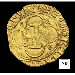 Escudo de Juana y Carlos (1504 - 1555) - Sevilla - 3,36g Au