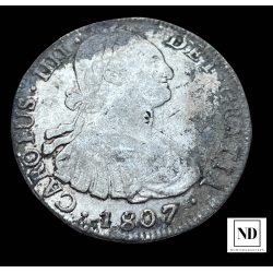 8 Reales de Carlos IV -...