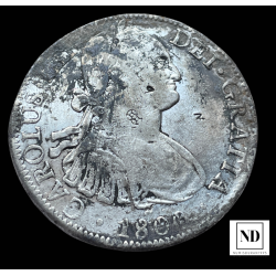 8 Reales de Carlos IV -...