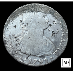 8 Reales de Carlos IV -...