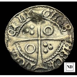 croat de Alfonso IV ( 1416-1458) - Barcelona - 3,07g Ag - MBC-