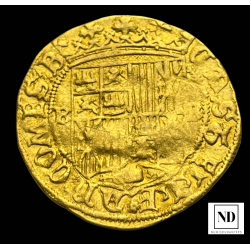 Ducat to Fernandus the catholic  (1479-1516) - 3,48g Au - Barcelona