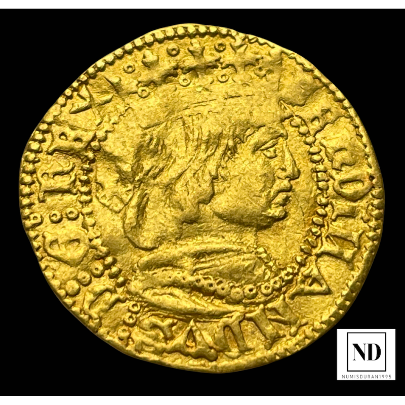 Ducat to Fernandus the catholic (1479-1516) - 3,48g Au - Barcelona